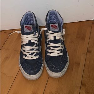 Acid Wash High Top Vans